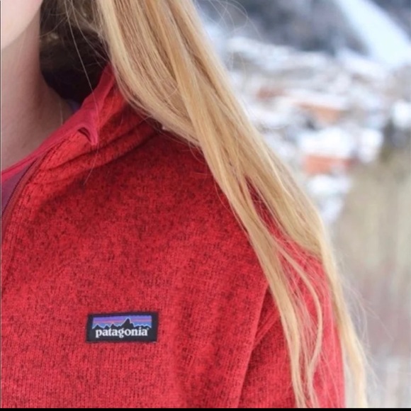 Patagonia 1/4 zip Better Sweater in Red - Picture 5 of 12